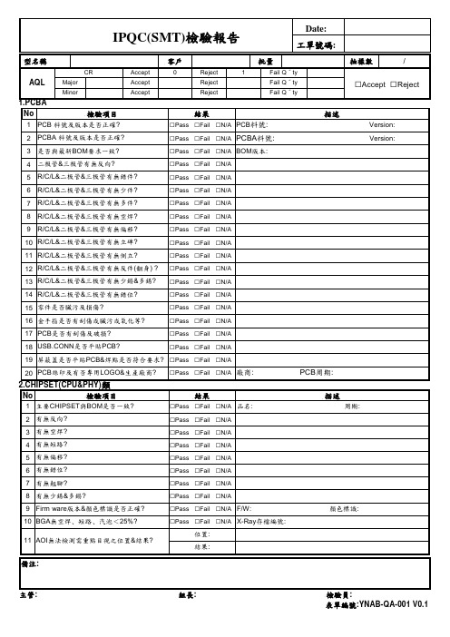 IPQC(SMT)检验报告1[1].2