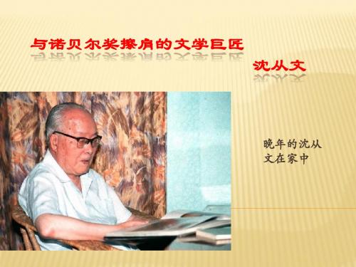 大学语文-沈从文