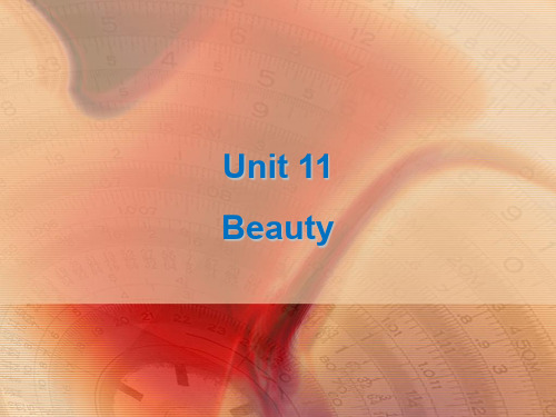 Unit 11 Beauty 综合教程5