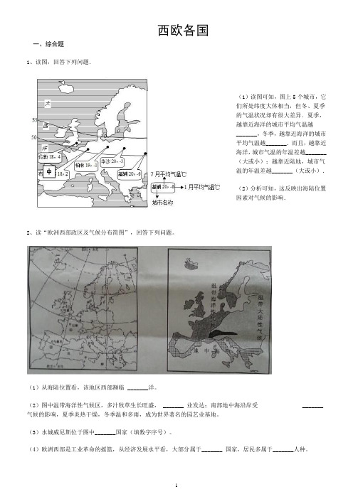西欧各国