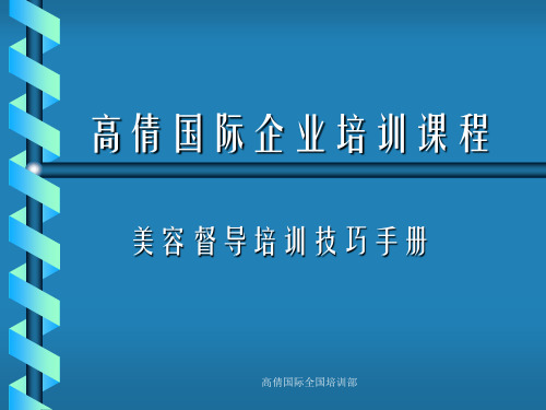 高倩国际终端BA工作流程.ppt