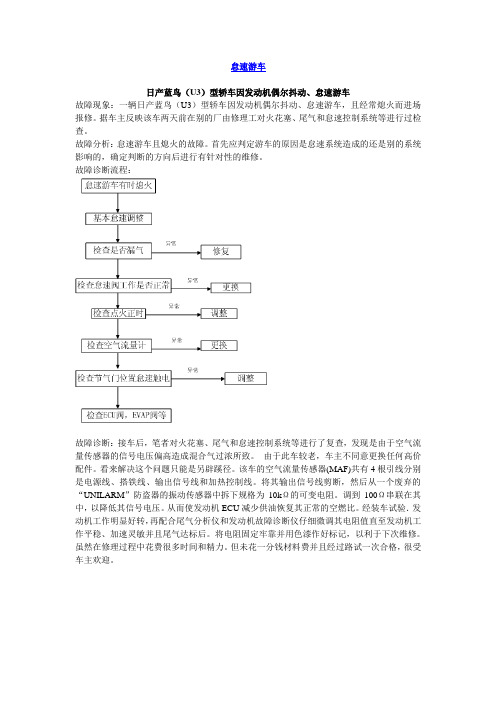 怠速游车