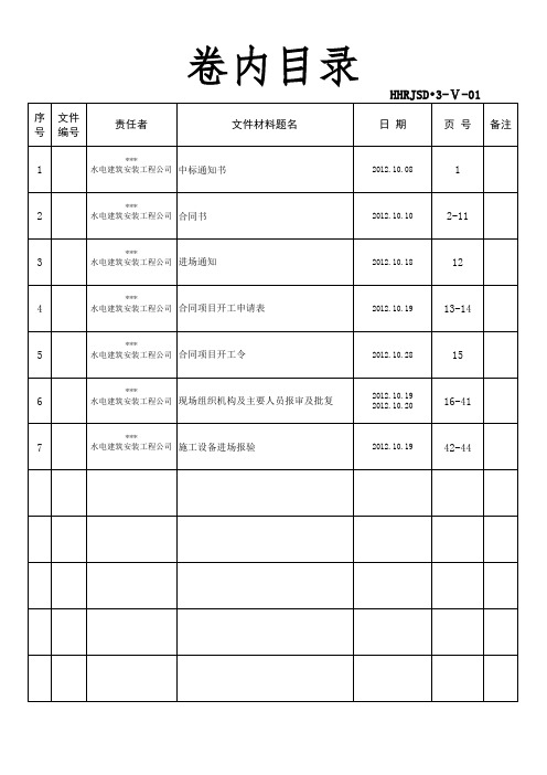 卷内目录(定稿版)