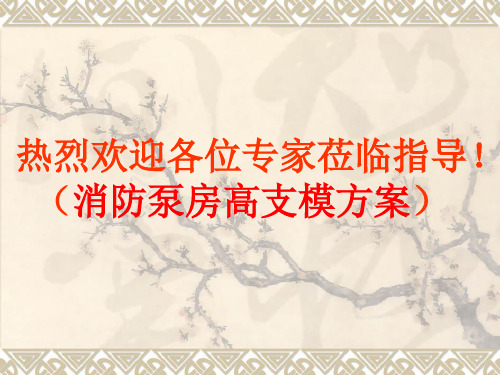 高支模专家论证时汇报材料 ppt课件