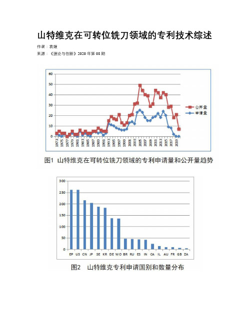 山特维克在可转位铣刀领域的专利技术综述