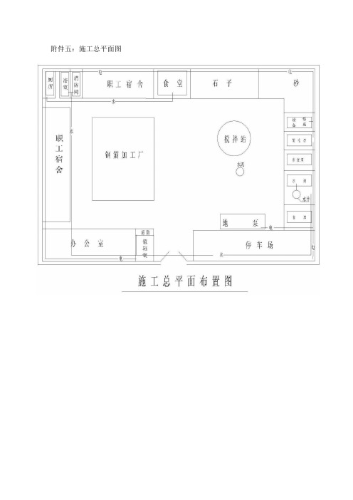 施工总平面图及说明