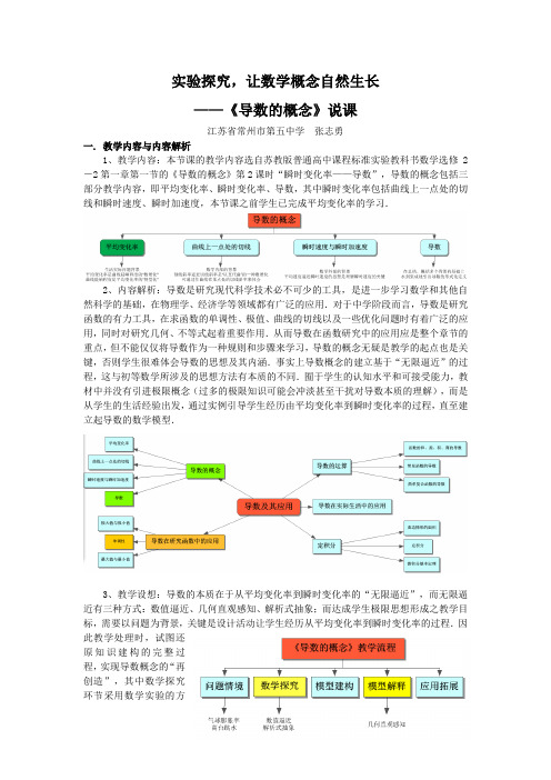 《导数的概念》说课稿(完成稿)