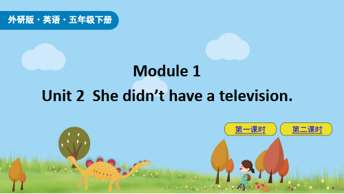 枞阳县中心小学五年级英语下册 Module 1 Unit 2 She didn’t have a t