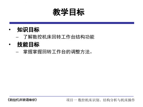 任务5数控机床回转工作台及其自动交换装置ppt课件