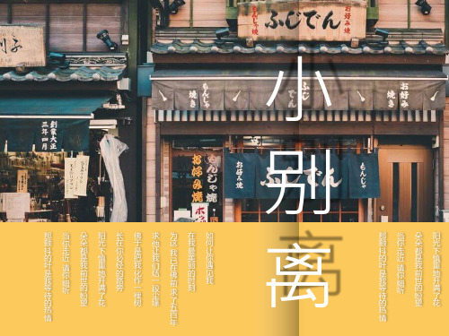 画册风格的图片排版PPT模板