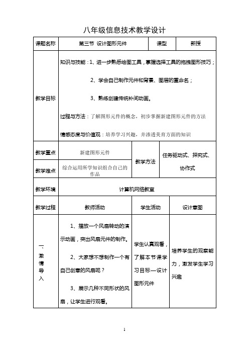 《设计图形元件》优秀教案