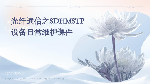 光纤通信之SDHMSTP设备日常维护课件