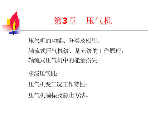 燃气轮机教学ppt课件6压气机