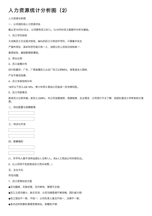 人力资源统计分析图（2）