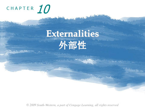 Chapter 10 - Externalities (1)