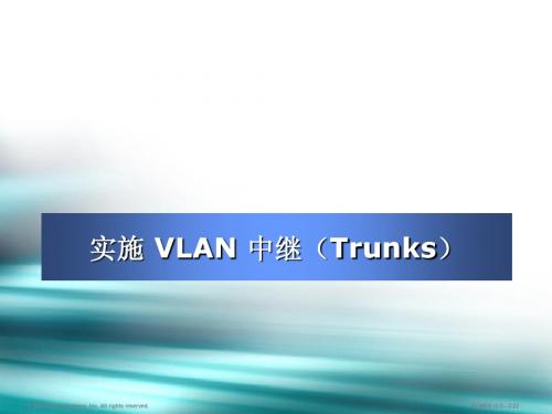0202实施VLAN中继