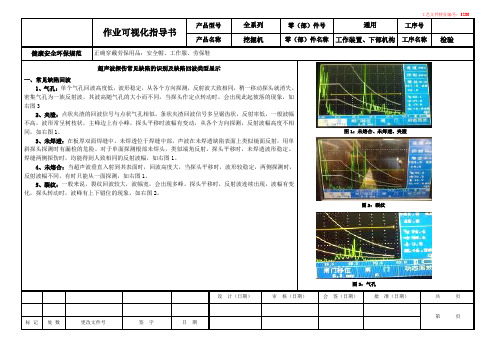 超声波探伤常见缺陷的识别及缺陷回波类型显示