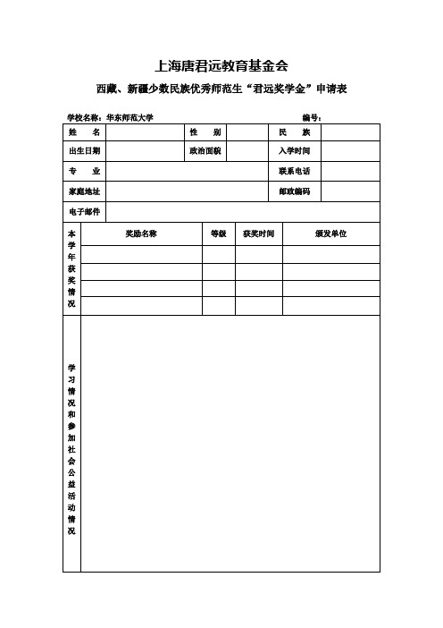 上海唐君远教育基金会