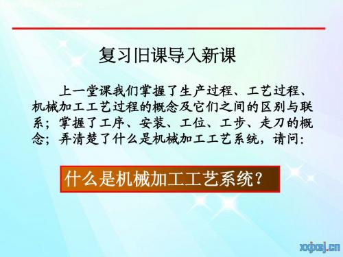 机械制造技术 零件表面的成形与机械加工运动