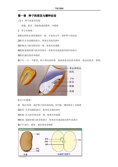 八年级(上册)生物复习资料_(河北少儿版)