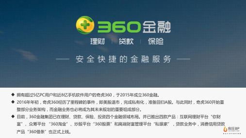 360金融商业计划书——疯狂BP