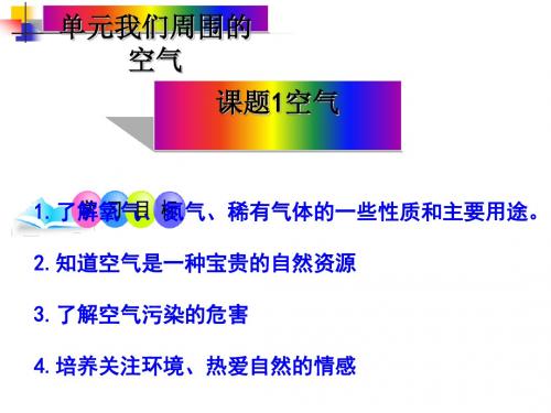 空气PPT课件41(4份打包) 1