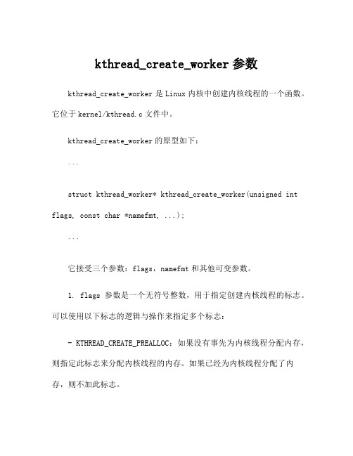 kthread_create_worker参数