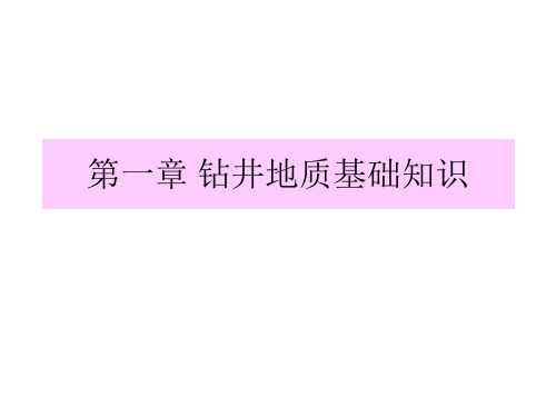 钻井相关知识教程(详细)