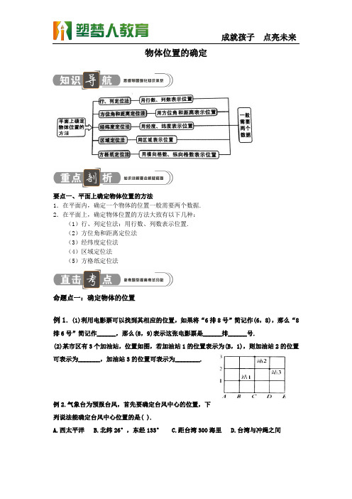 平面直角坐标系 (1)