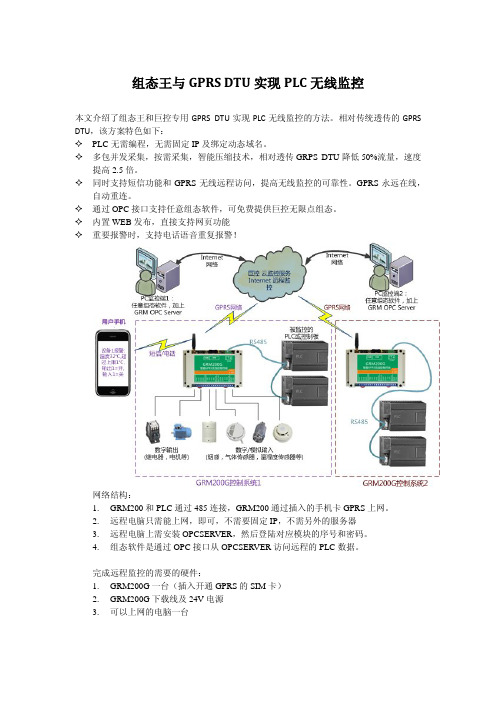 组态王与GPRS DTU实现PLC无线监控