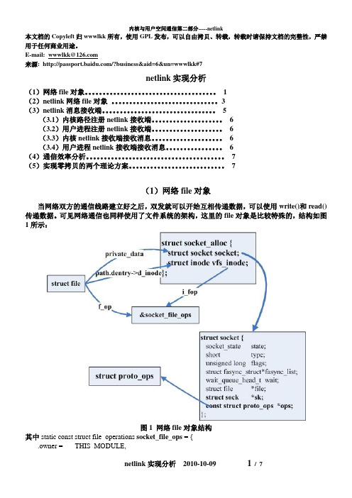 netlink实现分析