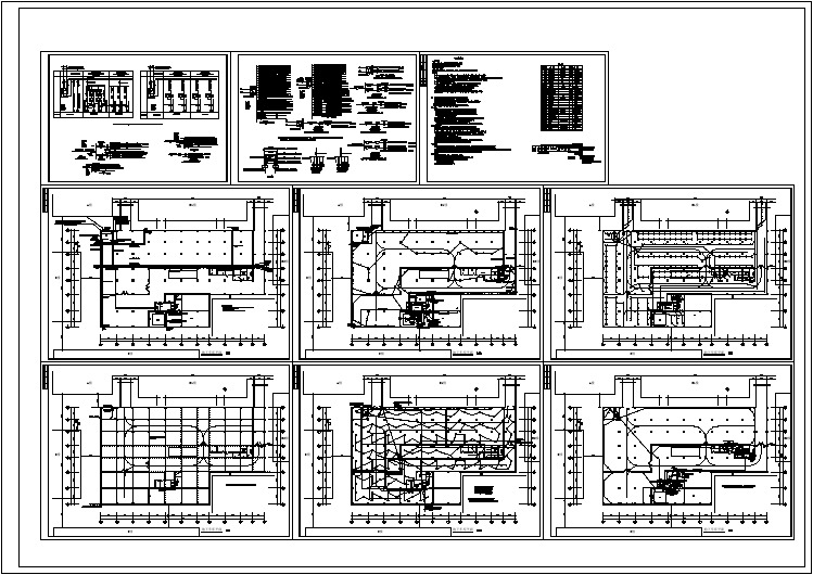比较详细的某车库电气设计电气图纸