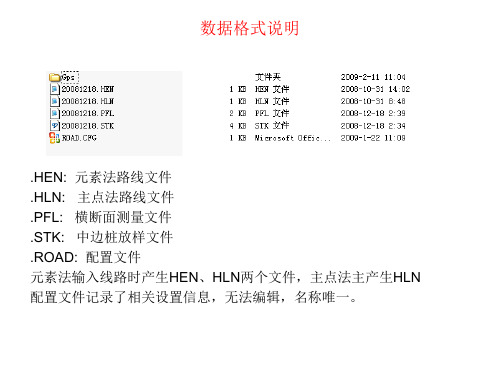 数据格式说明精品PPT课件