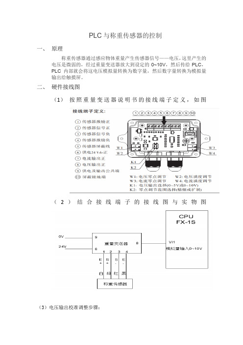 基于三菱PLC-FX1S重量变送器的控制与实现[5页]