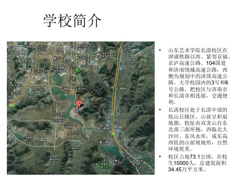 山东艺术学院长清校区校园规划案例分析报告