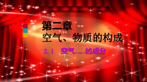 九年级化学上册第二章空气、物质的构成2.1空气的成分空气的污染和防治