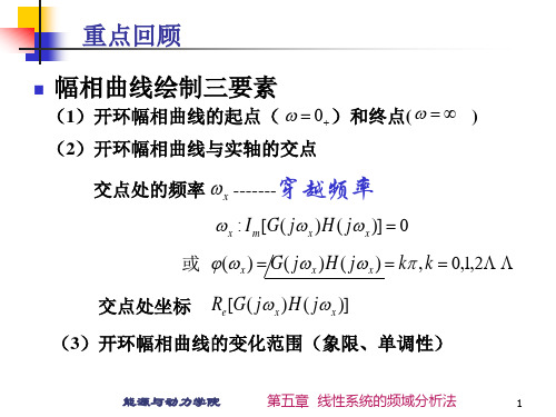 第五章 5 4 奈氏稳定判据