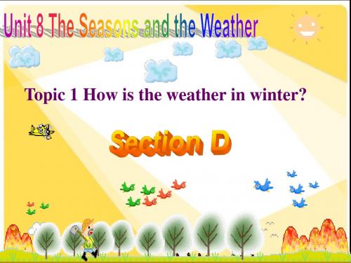 七年级英语PPTThe Seasons and the Weather课件3