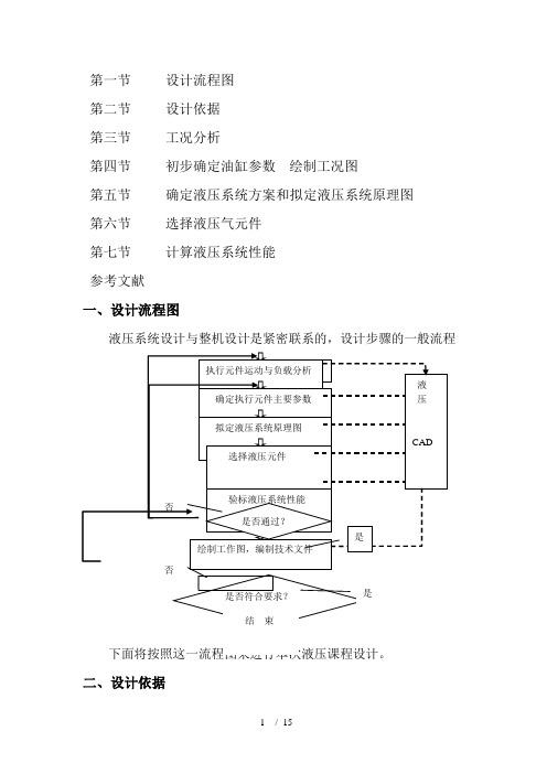 zzx专用铣床液压系统研究设计