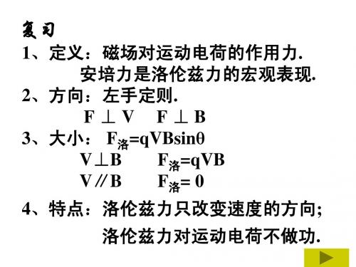 3.6带电粒子在匀强磁场中的运动1