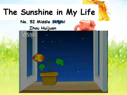 The Sunshine in My Life.ppt