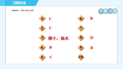 沪科版八年级上册物理习题课件 第4章 .1 眼睛和眼镜