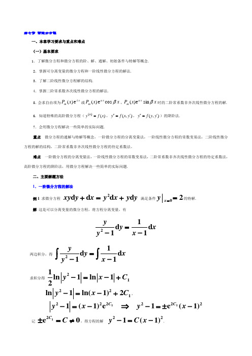 高等数学2复习资料