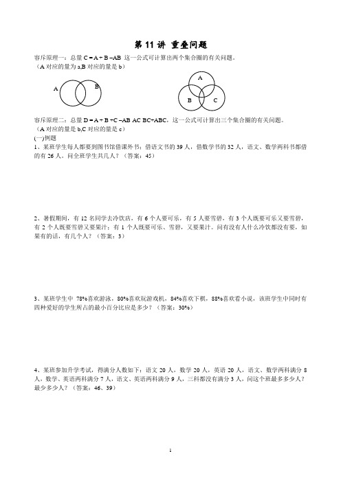 第11讲 重叠问题