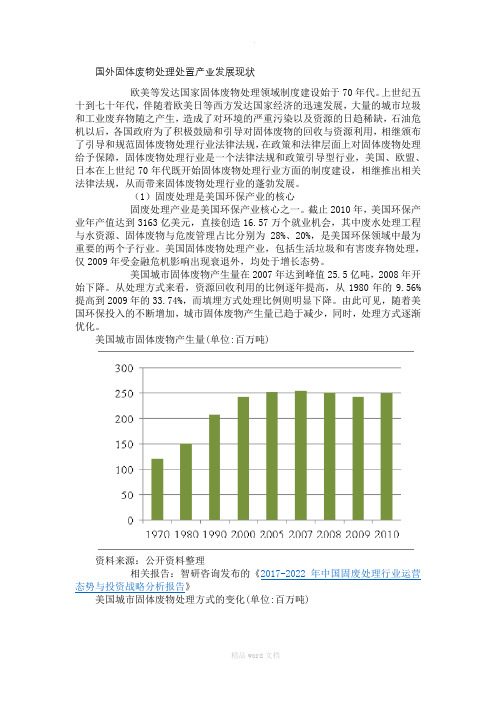 国外固废处理经验