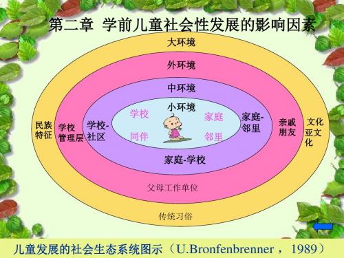 学前儿童社会性发展的影响因素概述(PPT30张)