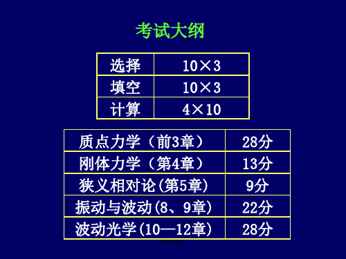 大物期末习题课ppt课件