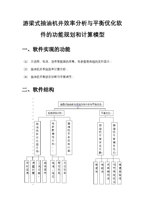 抽油机调平衡计算模型