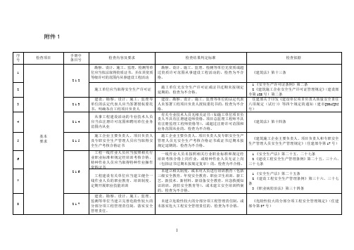 《工程质量安全手册(试行)》安全检查实施细则