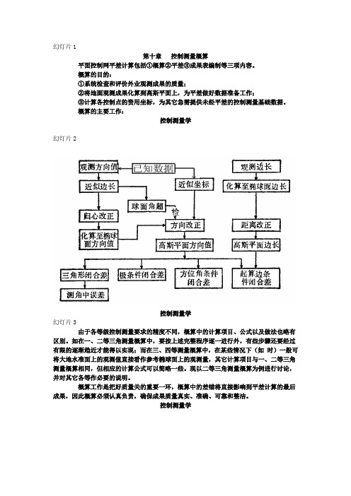 大地测量学基础-10-1